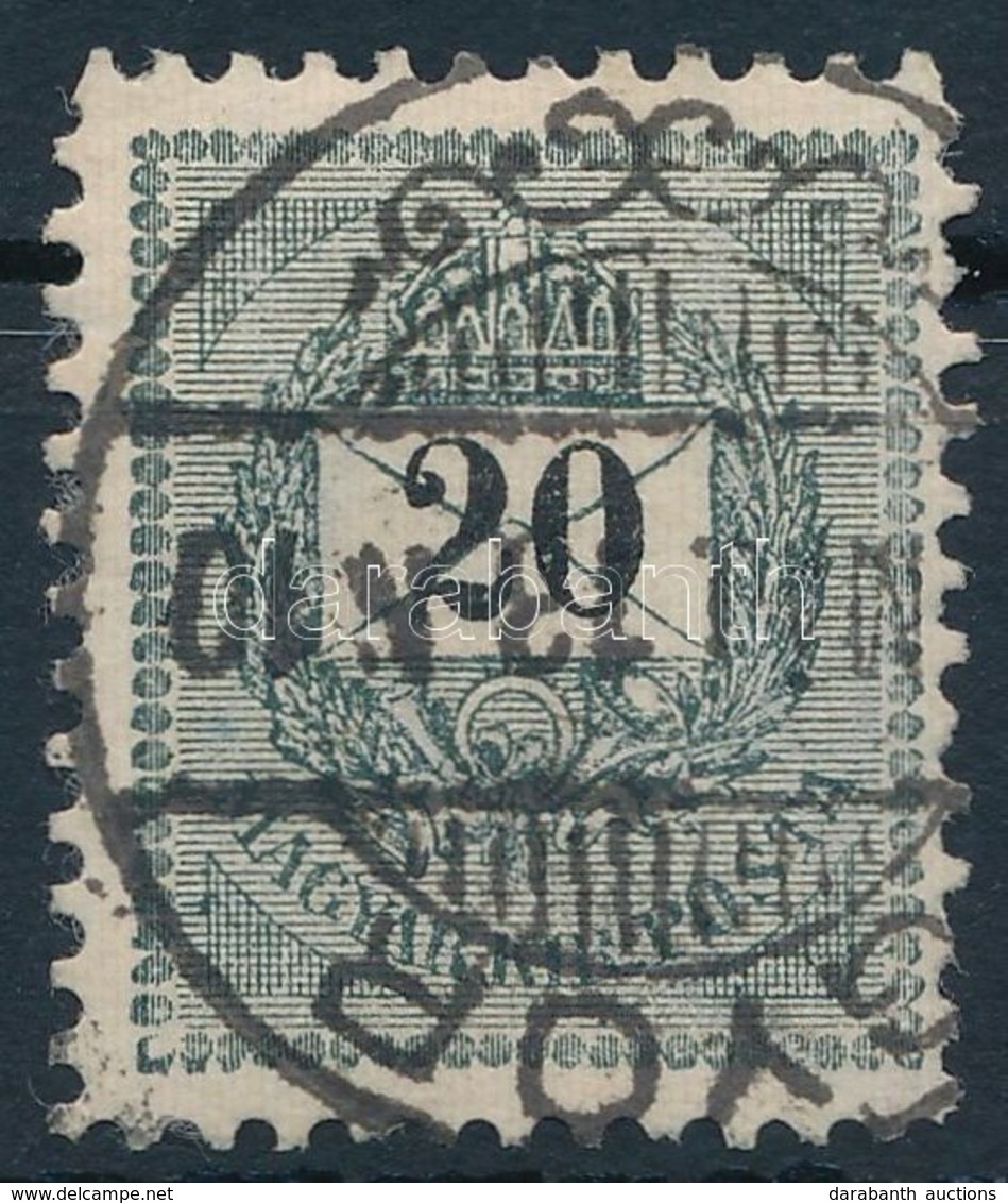 O 1898 20kr 11 1/2 Fogazással (20.000) - Other & Unclassified
