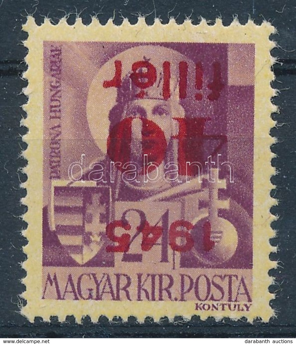 ** 1945 Kisegítő I 40/24 Fillér Fordított Felülnyomás (12.000) - Other & Unclassified