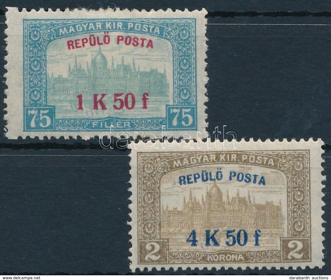 * 1918 Repülő Posta Sor (10.000) - Other & Unclassified