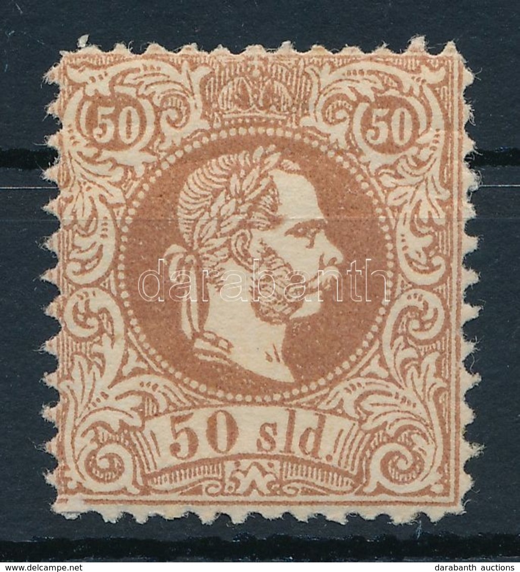 ** Magyar Posta Romániában 1867 50sld (töredezett Gumi) - Sonstige & Ohne Zuordnung