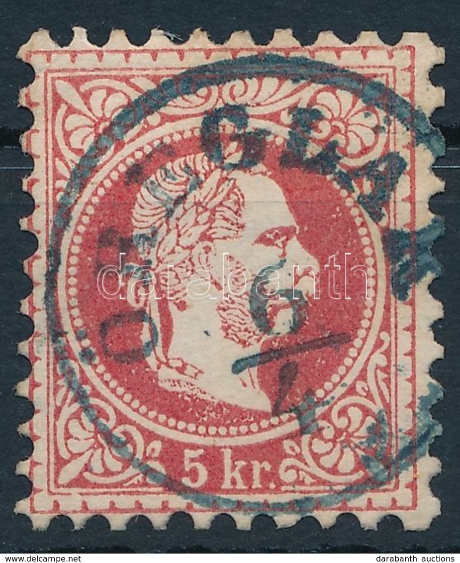 O 1867 5kr Kék  'ÖREGLAK' (Gudlin 500 Pont) - Other & Unclassified