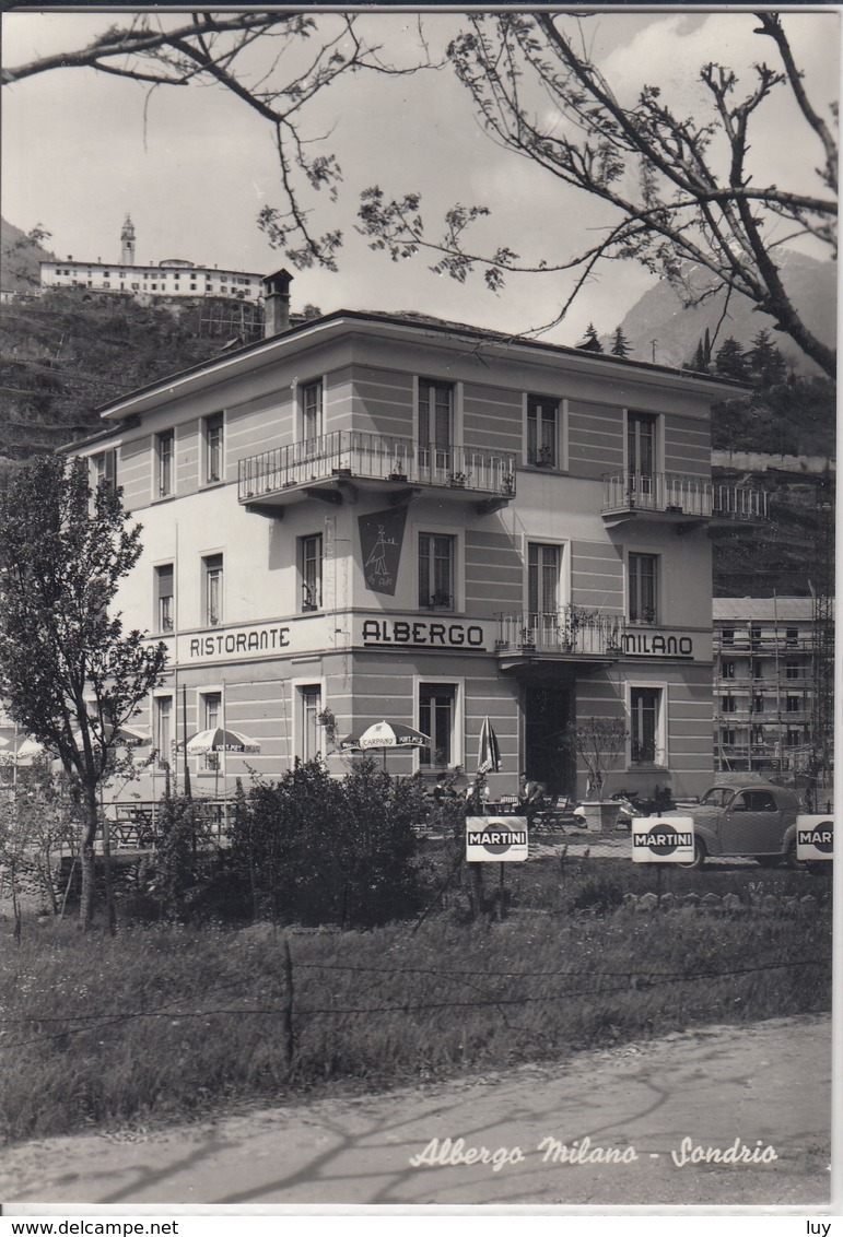 SONDRIO - Albergo MILANO   Fotografica - Sondrio