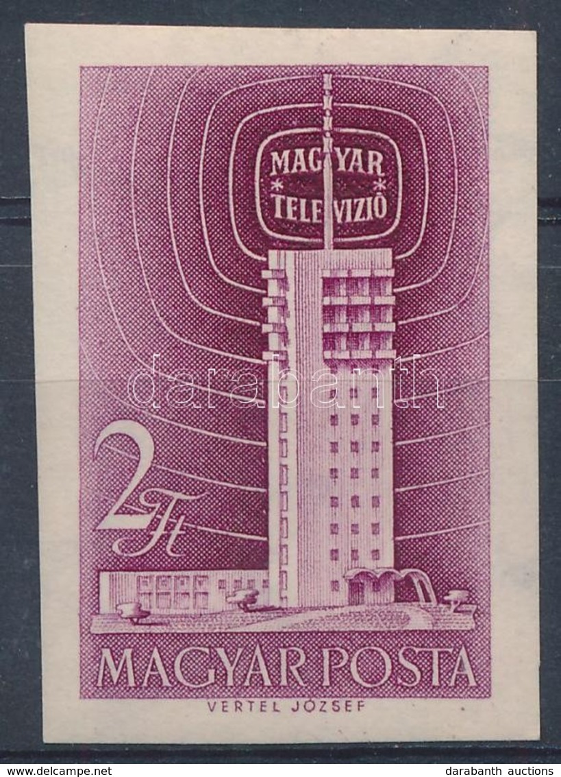 ** 1958 Televízió (I.) Vágott Bélyeg - Other & Unclassified