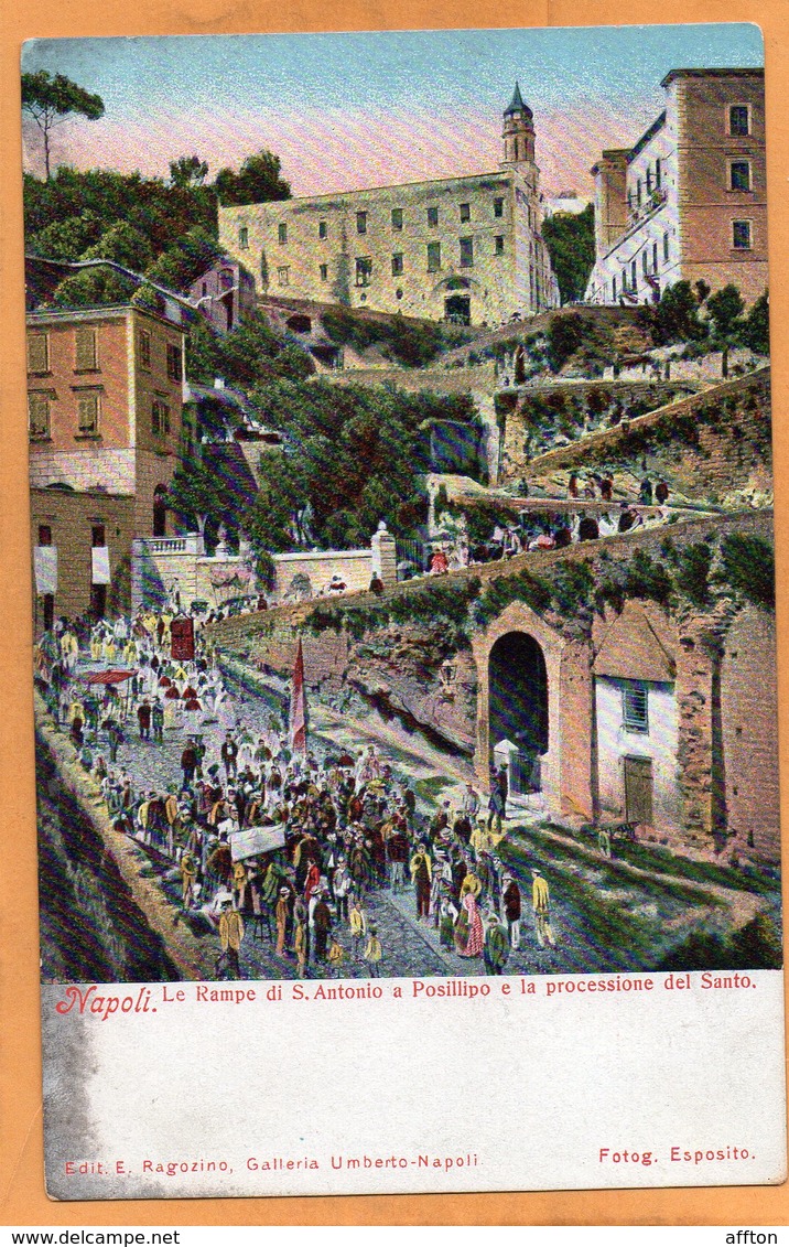 Napoli Italy 1900 Postcard - Napoli (Napels)