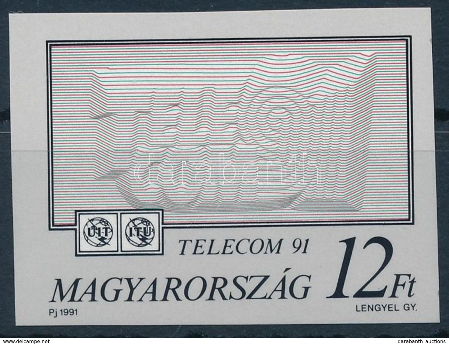 ** 1991 Telecom (I.) Vágott Bélyeg - Sonstige & Ohne Zuordnung