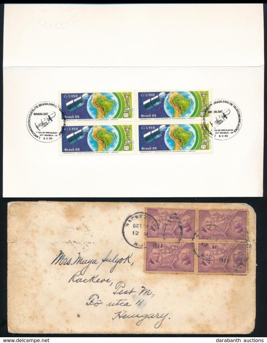 ** Térkép Motívum: 3 FDC + 1 Blokk + Zimbabwe Nemzeti Galéria FDC - Other & Unclassified