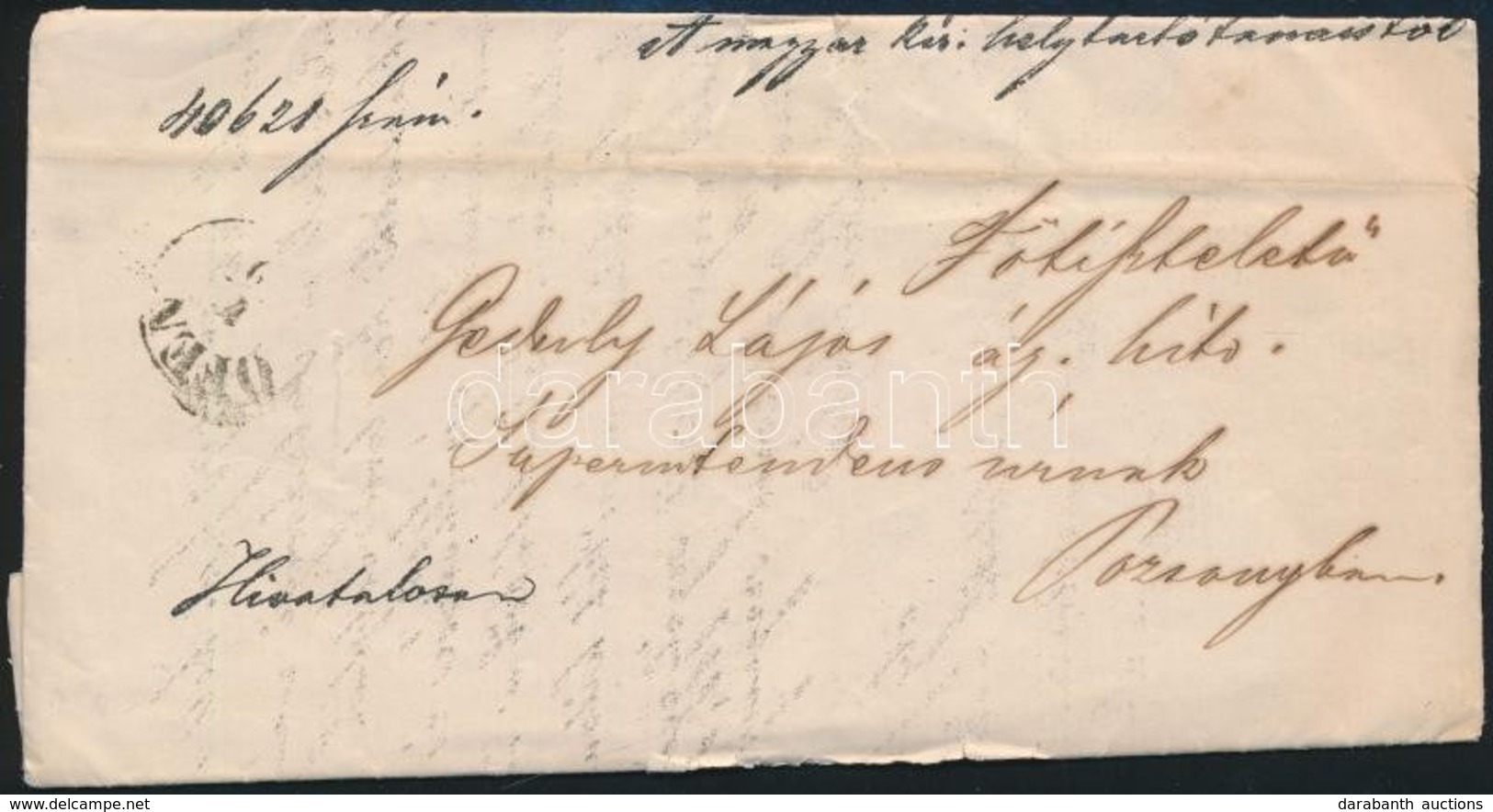 1862 Ex Offo 'OFEN' - 'PRESSBURG' - Other & Unclassified