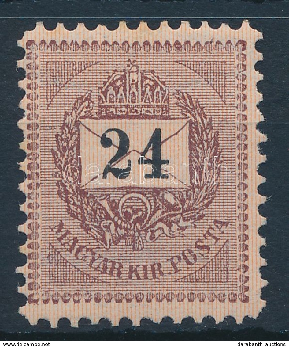 * 1889 Elektro 24kr 11 1/2 Fogazással (6.000) - Other & Unclassified