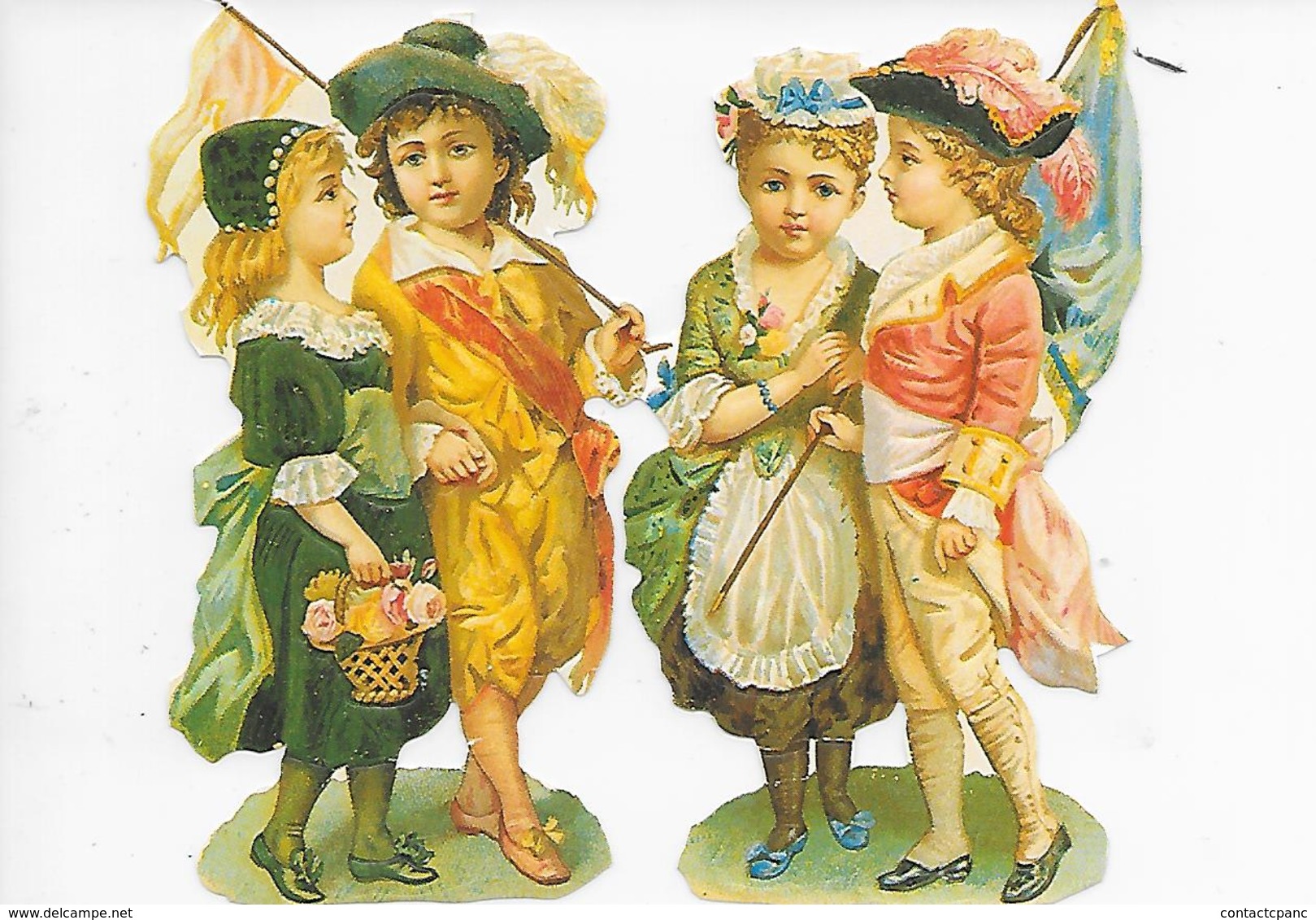 CHROMO Découpi ( Format = 11cm X 12cm ) - Children