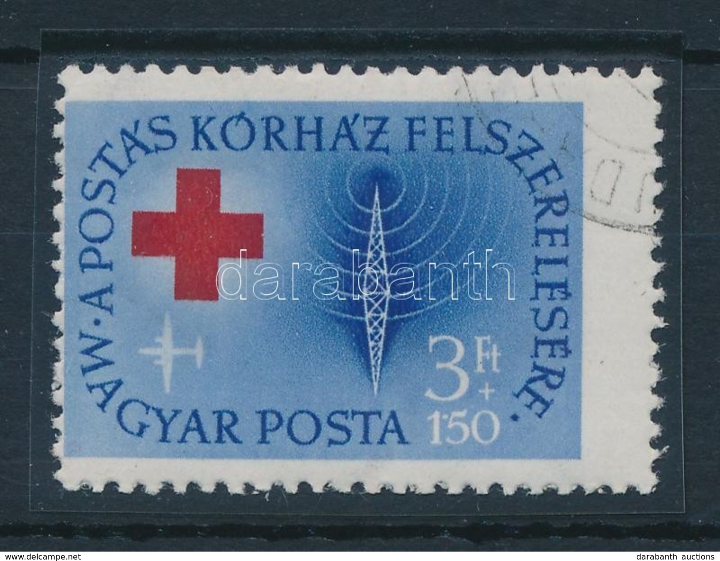 O 1957 Postáskórház 3 Ft Elfogazva - Sonstige & Ohne Zuordnung