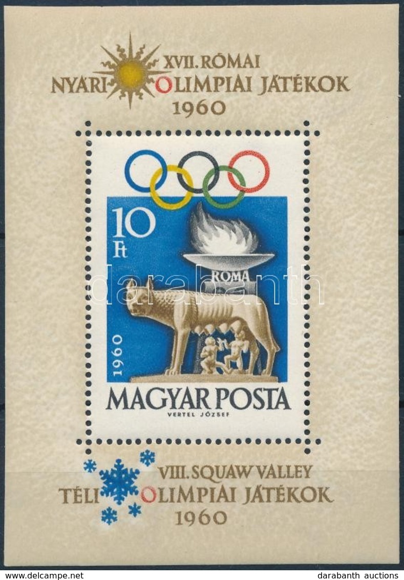 ** 1960 Római Olimpia Blokk - Other & Unclassified