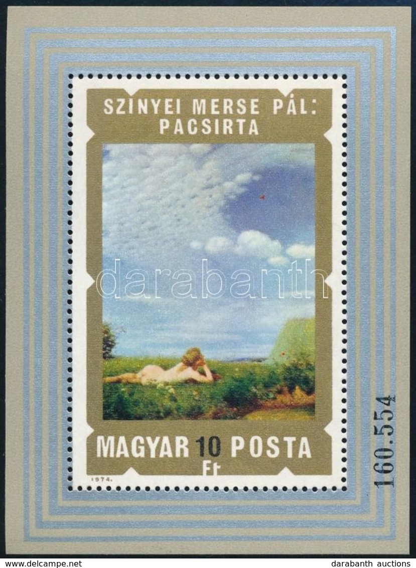 ** 1974 Festmény (XIII.) - Szinyei Merse Pál 27 Db Blokk (9.450) - Andere & Zonder Classificatie