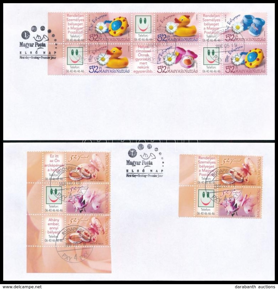 2006 Üdvözlettel Bélyegem (I.)+(II.)+(III.) 5 Klf. FDC (22.700) - Other & Unclassified