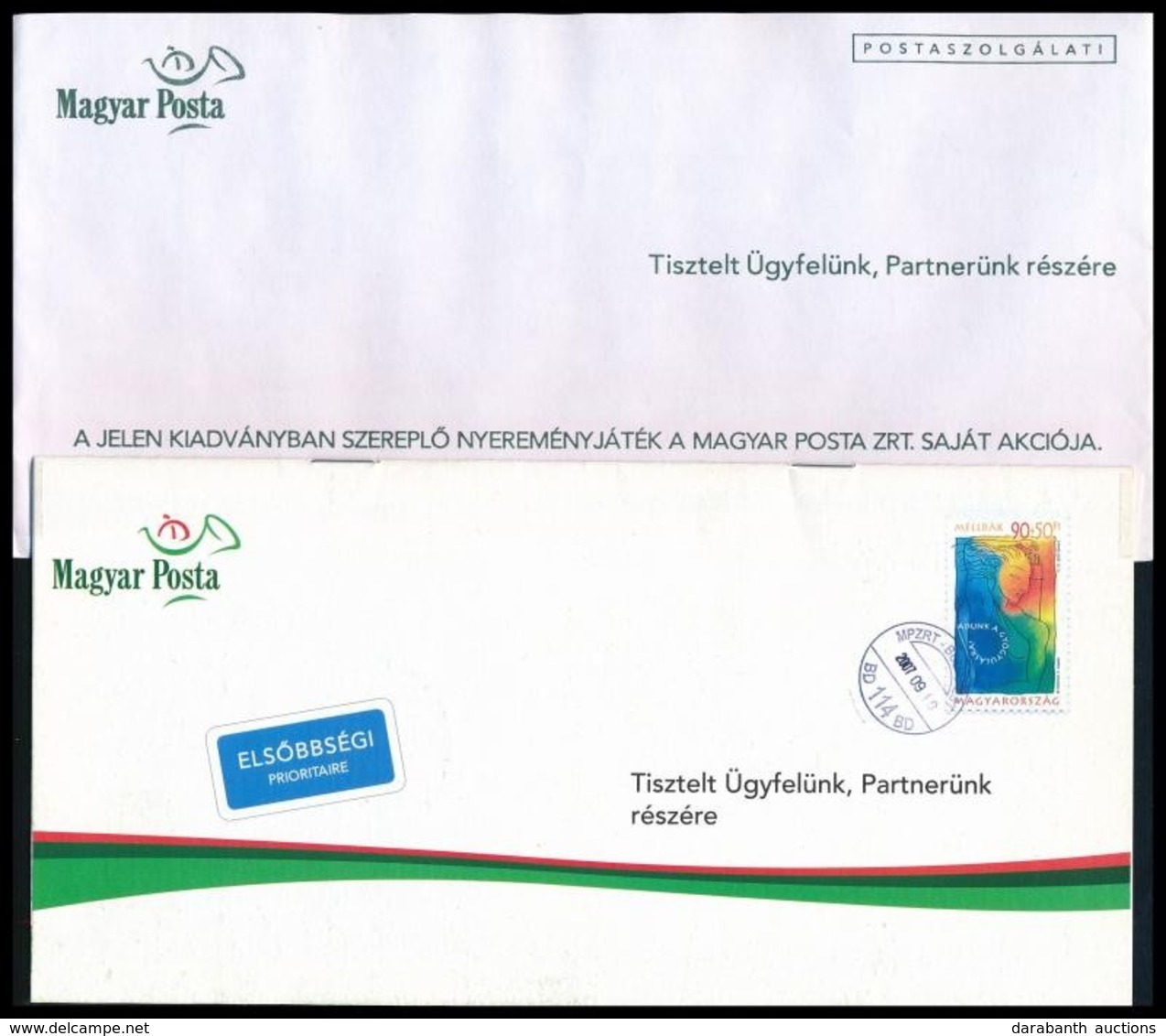 2007 Postai-díjjegyes Küldemény Benyomott Bélyeggel - Autres & Non Classés