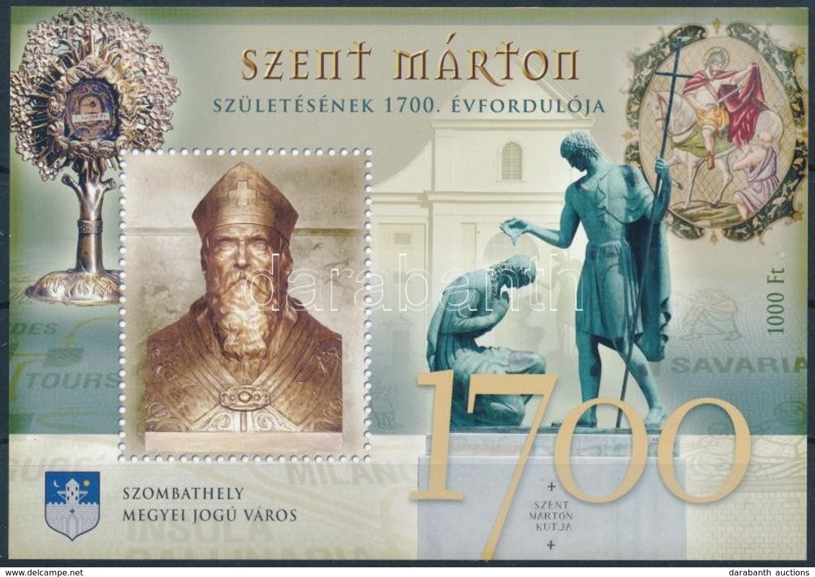 ** 2016 Szent Márton Születésének 1700. évfordulója Emlékív, Szombathely - Other & Unclassified