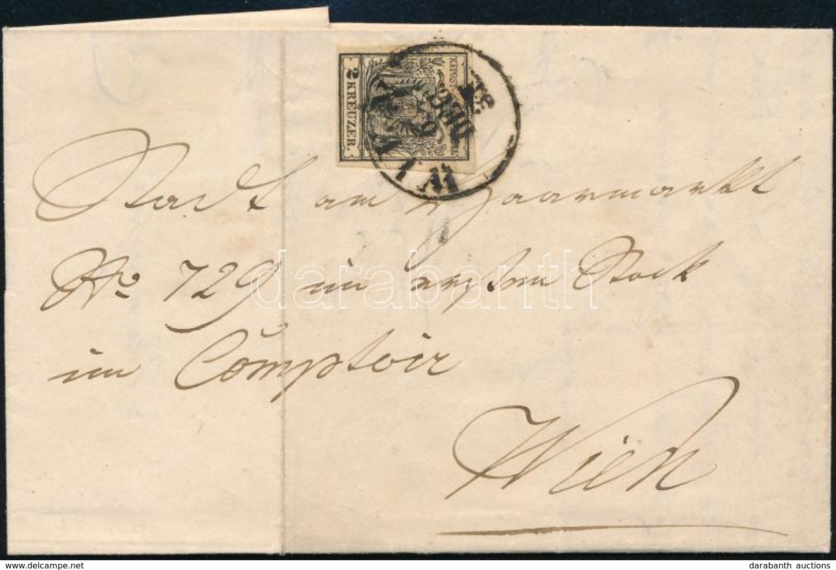 1852 2kr Helyi Nyomtatványon 'WIEN' - Other & Unclassified