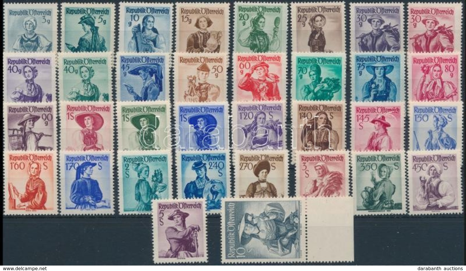 ** 1948 Forgalmi Sor Mi 893-926 - Other & Unclassified