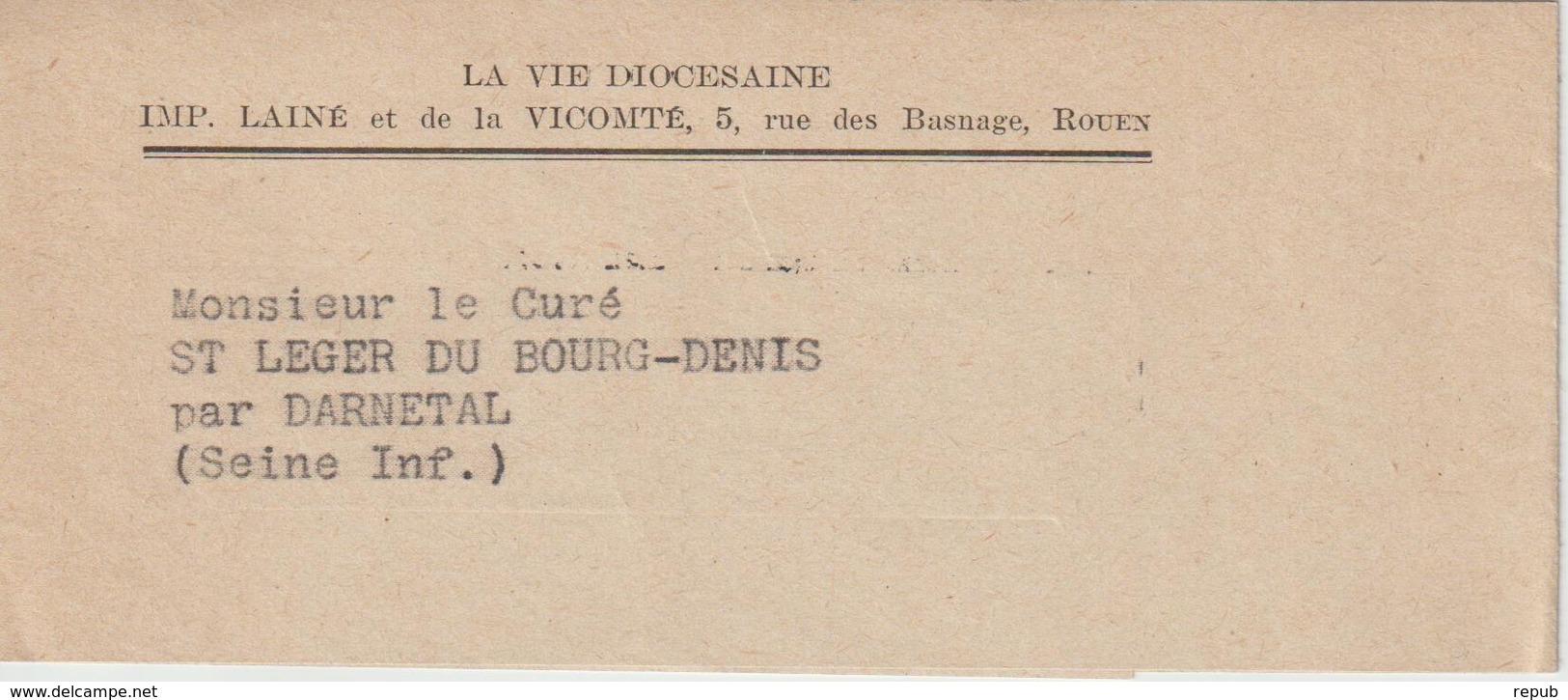 France Bande Journal Rouen 1955 PP Journaux - 1921-1960: Période Moderne