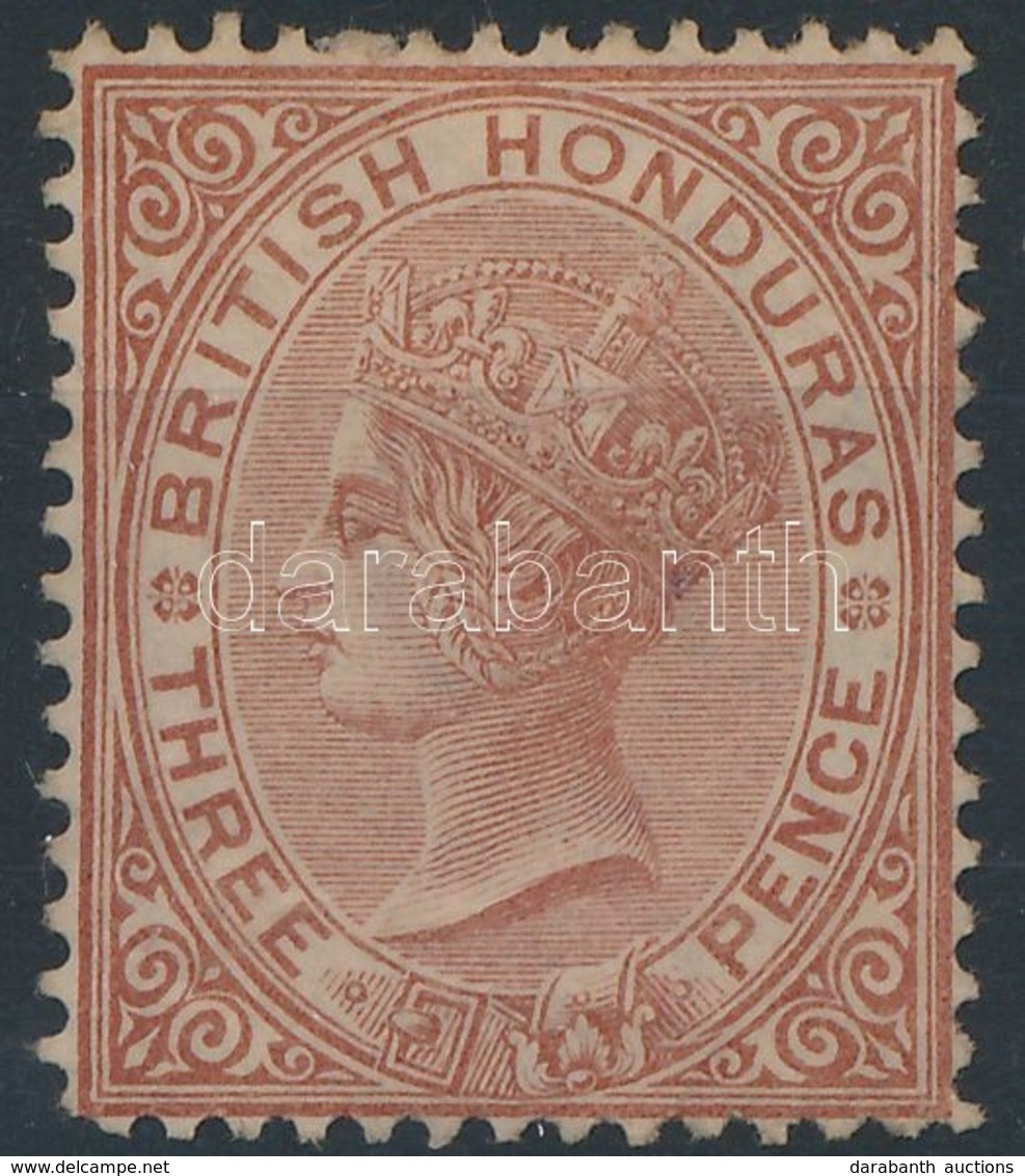 (*) Brit Honduras 1872 Forgalmi Bélyeg Mi 5 C - Other & Unclassified