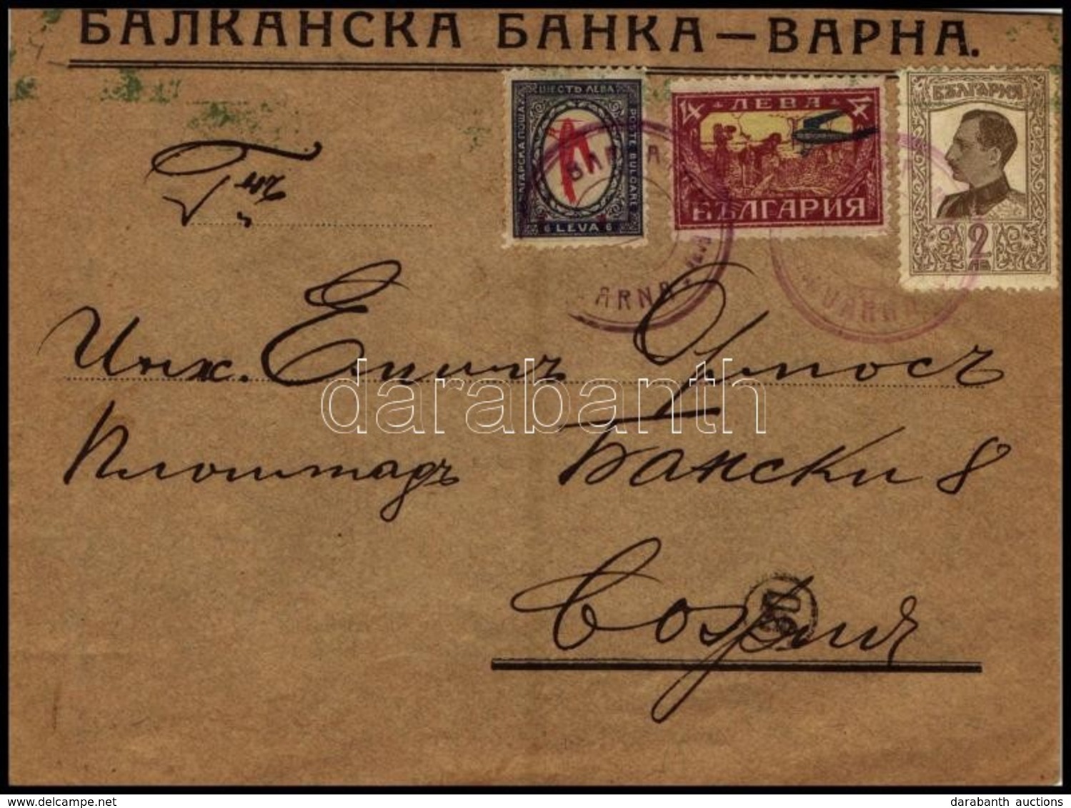 1927 Légiposta 3 Klf érték FDC-n - Sonstige & Ohne Zuordnung