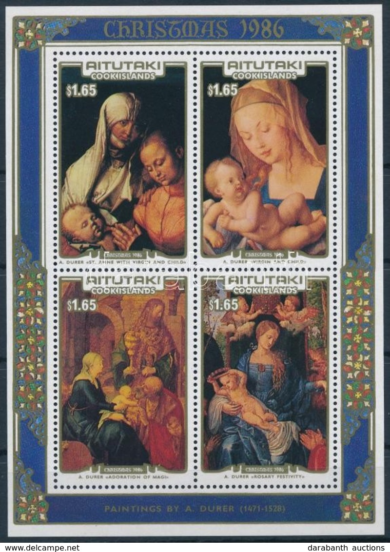** 1988 Karácsony, Dürer Blokk,
Christmas, Dürer Block
Mi 67 - Other & Unclassified