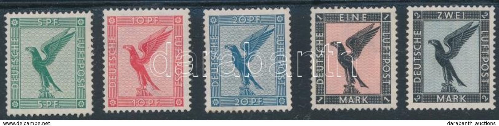 ** * 1926 Repülő Mi 378-380 Postatiszta, Mi 382-383 Falcos - Sonstige & Ohne Zuordnung