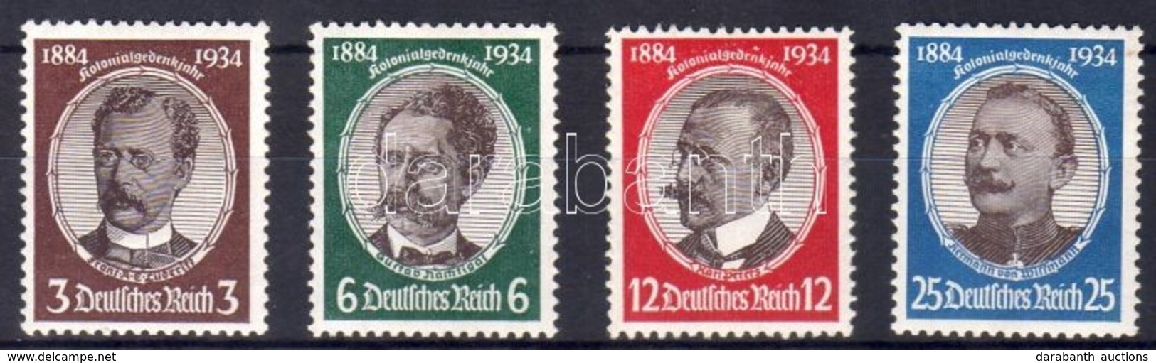 ** 1934 Gyarmatkutatók Mi 540-543 (Mi EUR 190.-) - Sonstige & Ohne Zuordnung