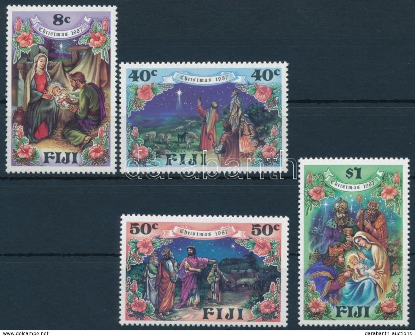 ** 1987 Karácsony Sor,
Christmas Set
Mi 573-576 - Sonstige & Ohne Zuordnung