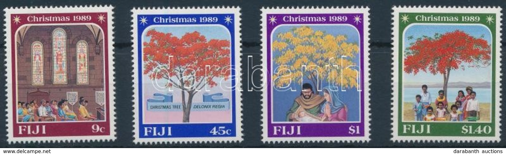 ** 1989 Karácsony Sor,
Christmas Set
Mi 610-613 - Other & Unclassified