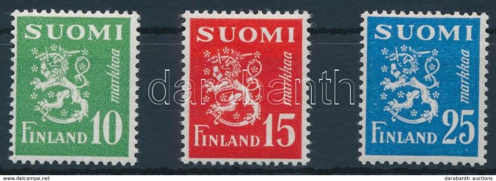 ** 1952 Forgalmi Sor,
Definitive Set
Mi 403-405 - Sonstige & Ohne Zuordnung