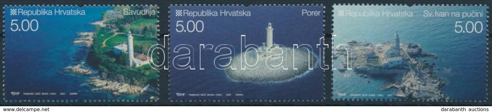 ** 2007 Világítótornyok (I) Sor,
Lighthouses (I) Set
Mi 818-820 - Other & Unclassified