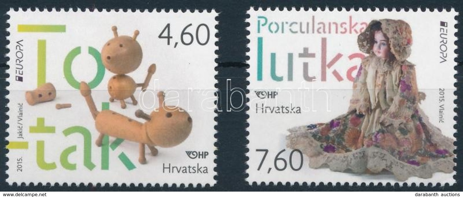 ** 2015 Europa CEPT Történelmi Játékok Sor,
Europa CEPT Historical Games Set
Mi 1181-1182 - Sonstige & Ohne Zuordnung