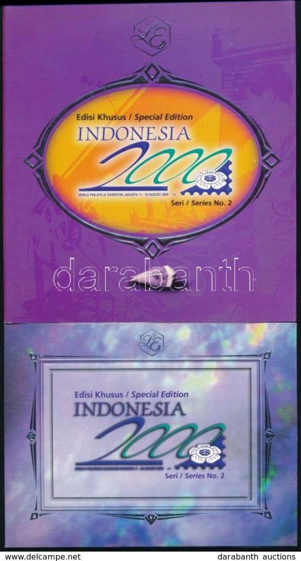 ** 1998 Nemzetközi Bélyegkiállítás INDONÉZIA 2000, Bandung (III): Drágakövek Blokk + Kisív Ajándék Szett - Autres & Non Classés