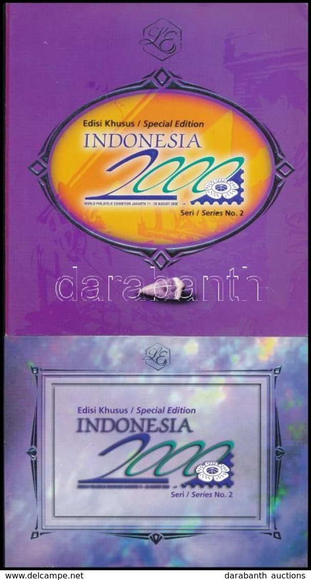 ** 1998 Nemzetközi Bélyegkiállítás INDONÉZIA 2000, Bandung (III): Drágakövek Blokk + Kisív Ajándék Szett - Autres & Non Classés