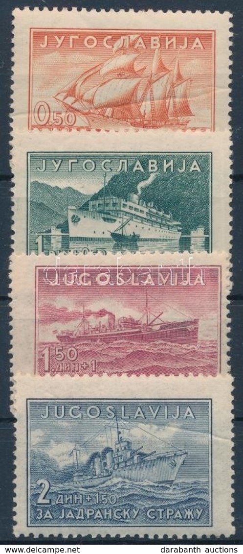 ** 1939 Hajók Mi 385-388 (Mi EUR 11,-) (Mi 385, 388 Ránc) - Autres & Non Classés