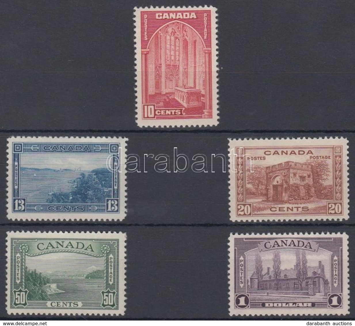 ** 1938 Forgalmi Sor Mi 204-208 - Other & Unclassified