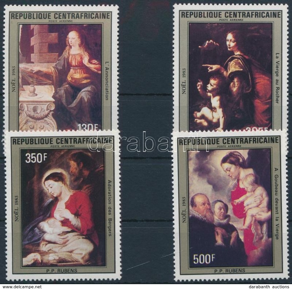 ** 1984 Karácsony, Festmények Sor,
Christmas, Paintings Set
Mi 936-938 - Sonstige & Ohne Zuordnung