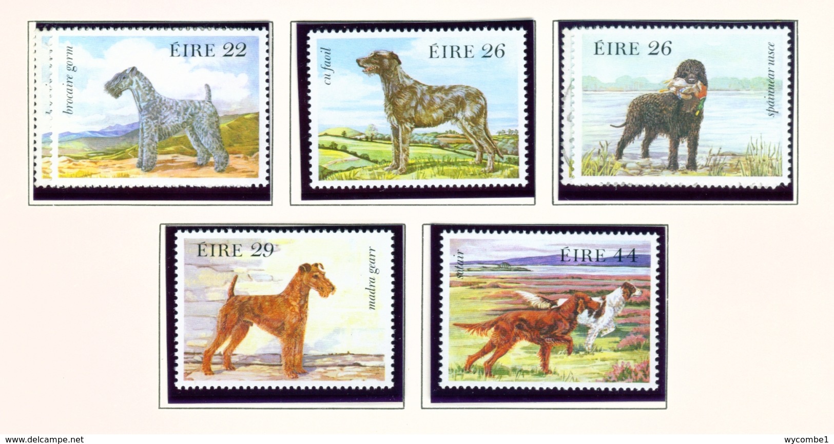 IRELAND  -  1983  Dogs  Set  Unmounted/Never Hinged Mint - Unused Stamps