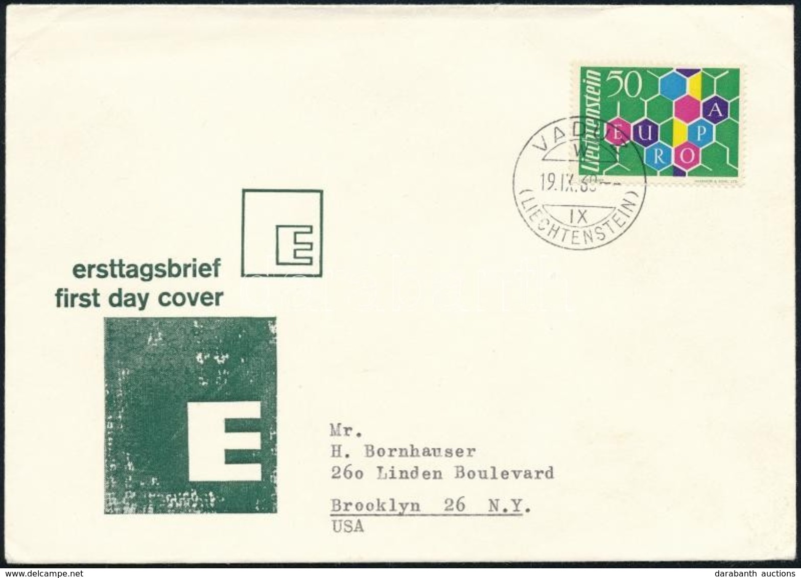 1960 Europa CEPT Mi 398 FDC (Mi EUR 70,-) - Andere & Zonder Classificatie