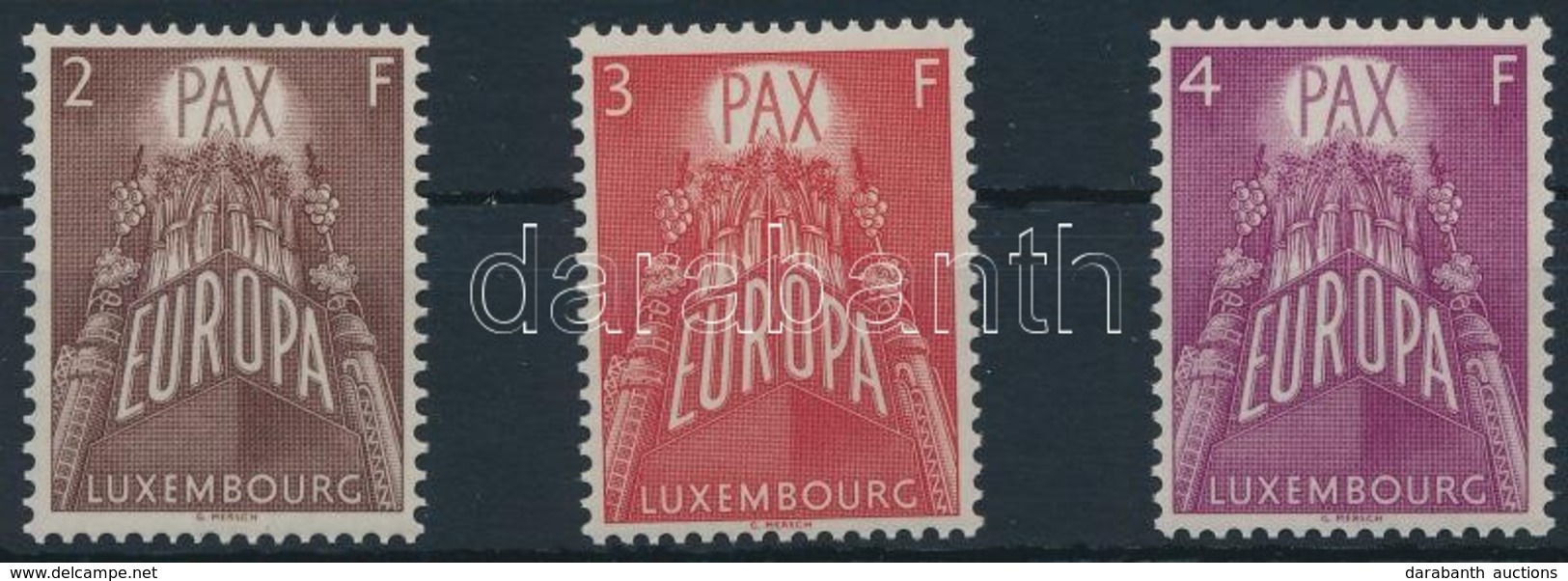 ** 1957 Europa CEPT Sor Mi 572-574 - Other & Unclassified