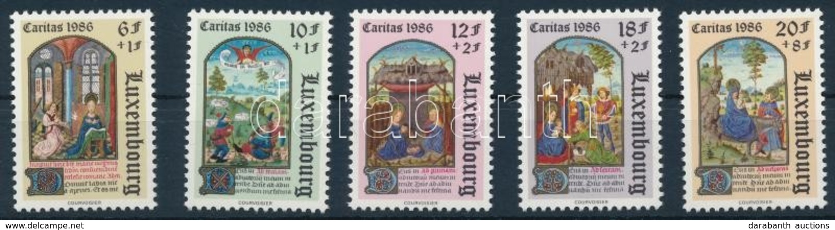 ** 1986 Karácsony, Miniatűrök Sor,
Christmas, Miniatures Set
Mi 1163-1167 - Other & Unclassified