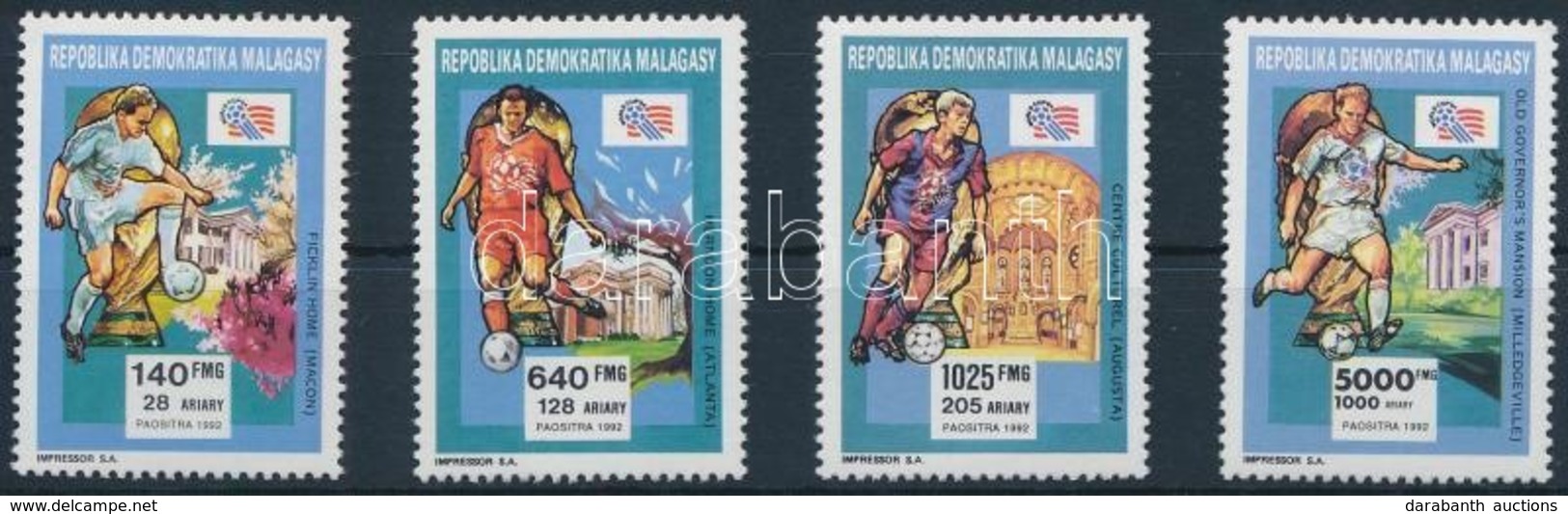 ** 1992 Labdarúgó-világkupa 1994, USA Sor,
Football World Cup 1994, USA Set
Mi 1399 A - 1402 A - Other & Unclassified