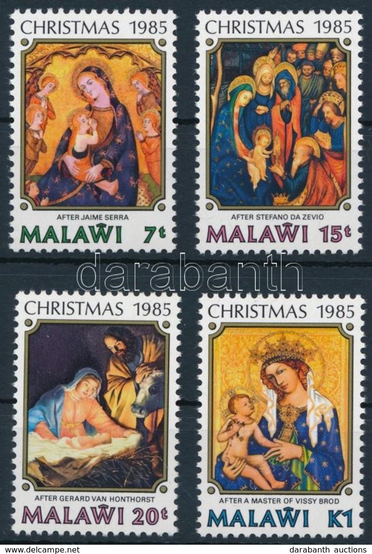 ** 1985 Karácsony, Festmények Sor,
Christmas, Paintings Set
Mi 457-460 - Other & Unclassified