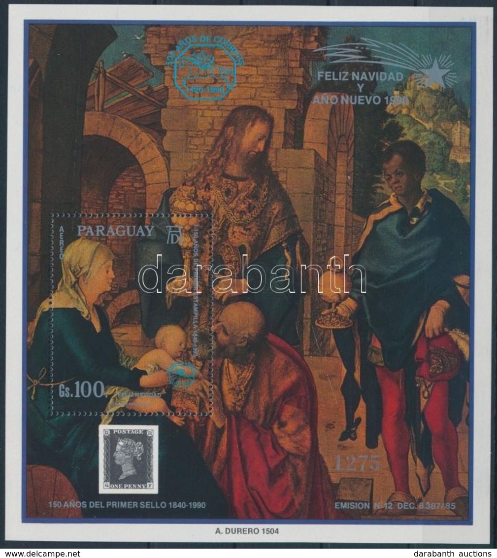 ** 1990 Dürer Festmény Blokk,
Dürer Paintings Block
Mi 470 - Autres & Non Classés