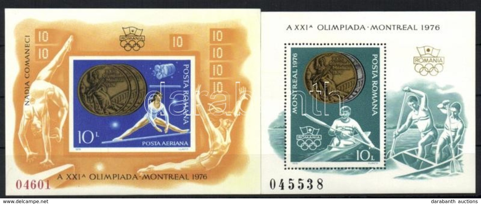 ** 1976 Olimpia Blokkpár Mi 137-138 - Other & Unclassified