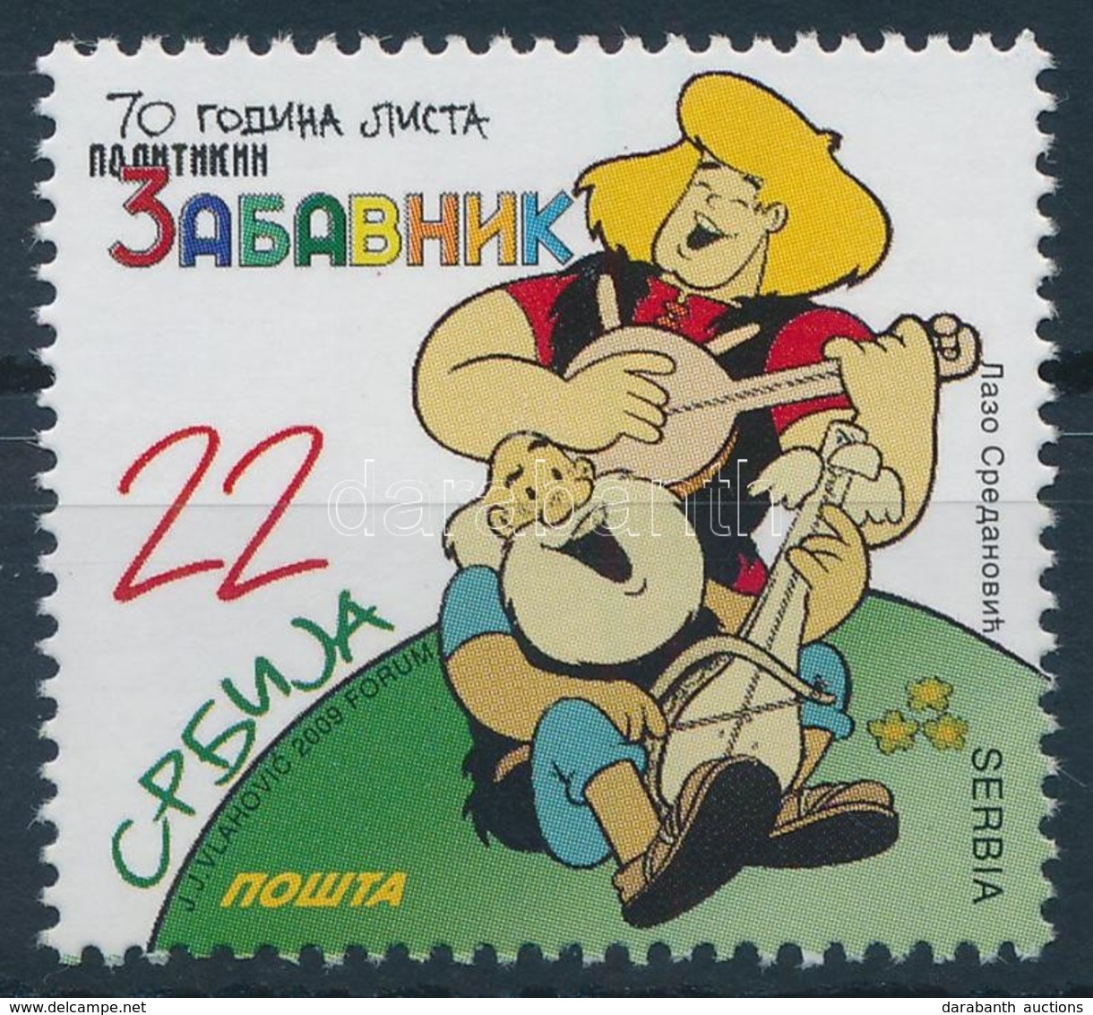 ** 2009 'Politikus Zabavnik' Magazin Bélyeg,
Magazine 'Politician Zabavnik' Stamp
Mi 282 - Altri & Non Classificati