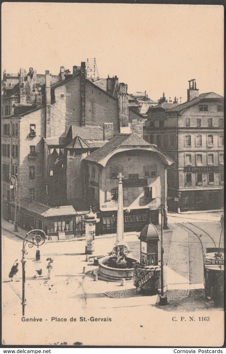 Place De St-Gervais, Genève, 1905 - CPN CPA - Genève