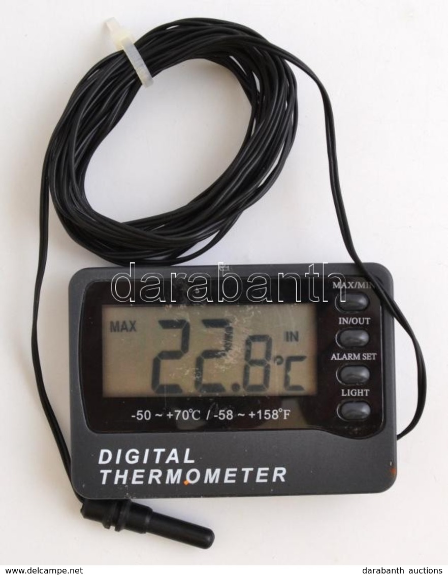 Digital Thermometer, Digitális Hőmérő, Működik. - Autres & Non Classés
