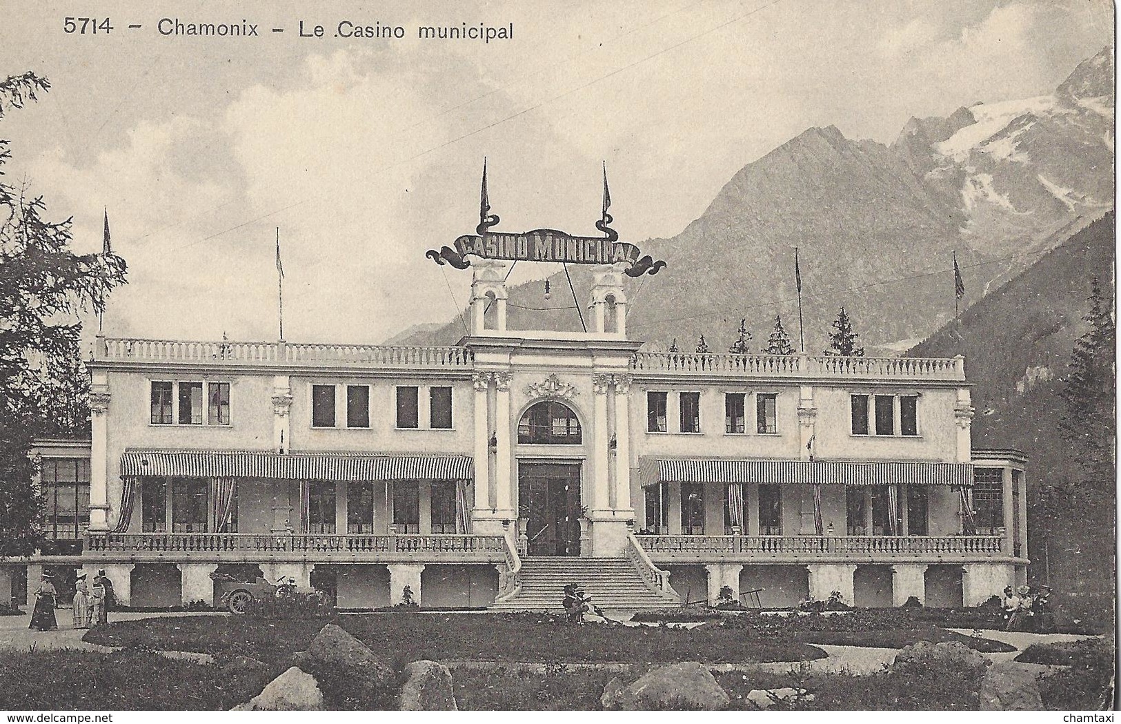 74 CHAMONIX MONT BLANC CASINO MUNICIPAL EDITEUR BURGY LB 5714 - Chamonix-Mont-Blanc