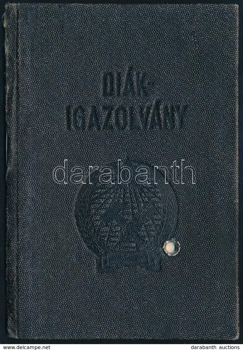 1951 Rákosi Címeres Diákigazolvány - Ohne Zuordnung